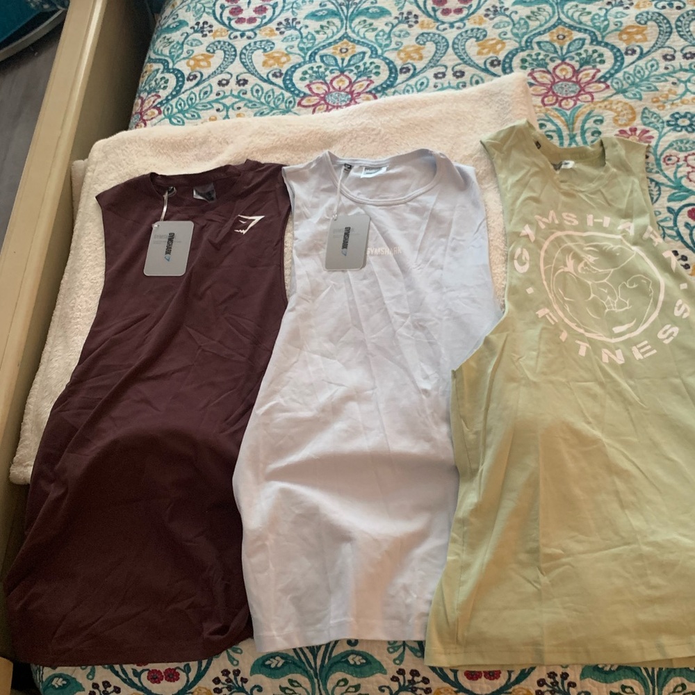 Gymshark Male Legacy/Neo Sleeveless Shirts